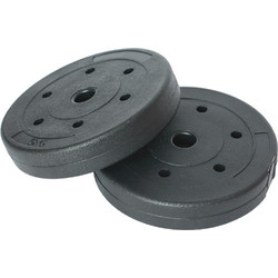 Bakaji Σετ Δίσκοι Πλαστικοποιημένοι 2x5kg Φ25mm