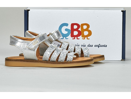 GBB Παιδικά Πέδιλα για Κορίτσι Ασημί AJ338-11