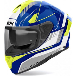 Airoh Spark 2 Chrono Blue Yellow Κράνος Μηχανής Full Face 1590gr