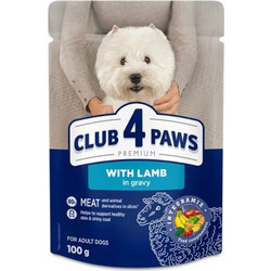 Club 4 Paws Adult Small Breeds with Lamb in Gravy 100gr