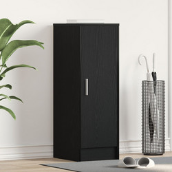 vidaXL Παπουτσοθήκη Ξύλινη Μαύρη M32xΠ35xY92cm 862685