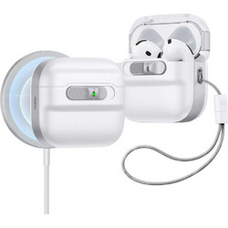 ESR Pulse Halolock MagSafe Θήκη Σιλικόνης για Apple AirPods 4 Λευκή