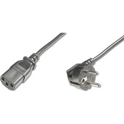 Digitus AK-440109-008-S Καλώδιο Τροφοδοσίας Schuko to IEC C13 0.75m