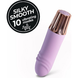 Crushious Mellow Waves Mini Δονητής Bullet 11cm Μωβ