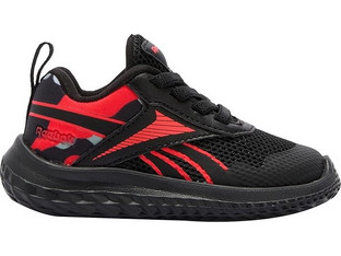 Reebok Rush Runner 5 Παιδικά Αθλητικά Παπούτσια για Τρέξιμο Μαύρα Κόκκινα 100209188