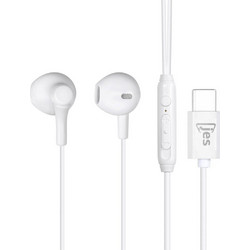 Jes JE100T Handsfree Earbud USB-C White