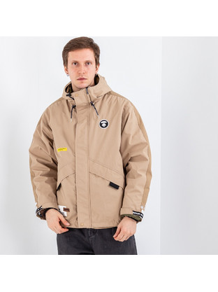 Aape by A Bathing Ape Ανδρικό Μπουφάν Χειμωνιάτικο Μπεζ APDNM7556XXJ00-AA0BGX