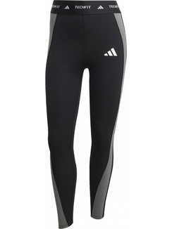 Adidas Techfit Colorblock Γυναικείο Κολάν Μακρύ Ψηλόμεσο Μαύρο JE3652