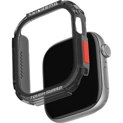 SKINARMA Atom Πλαστική Θήκη για Apple Watch 10 46mm Ανθρακί Πορτοκαλί