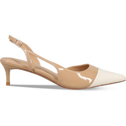 Migato Γόβες Slingback Λουστρίνι με Τακούνι Στιλέτο Μπεζ Εκρού 100029490-010
