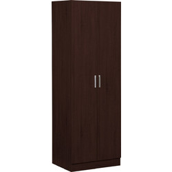 PoliHome Δίφυλλη Ντουλάπα Ρούχων Wilson 2D Wenge 60x45x180cm 162777839