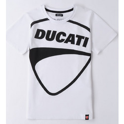 Ducati Παιδικό T-Shirt Κοντομάνικο Λευκό Μαύρο GB614-0113