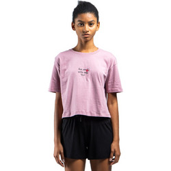 Target Γυναικείο Αθλητικό Crop Top Λιλά S25-65108-64