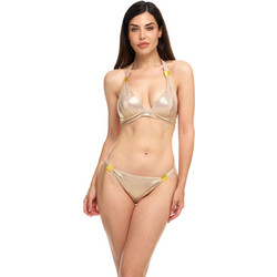 Sun Project Bikini Set Τριγωνάκι με Ενίσχυση Χρυσό BK-78