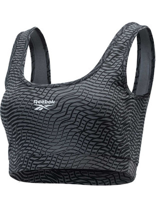Reebok Αθλητικό Μπουστάκι με Χαμηλή Στήριξη Ανθρακί 100215036