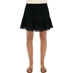 Superdry Μίνι Φούστα Υφασμάτινη Ψηλόμεση Μαύρη W7210350A-02A