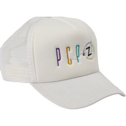 PCP Καπέλο Jockey με Δίχτυ Snapback Υφασμάτινο Εκρού ZBH01
