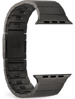 Puro Titan Λουράκι Μεταλλικό Black (Apple Watch 42 / 44 / 45 / 49mm)