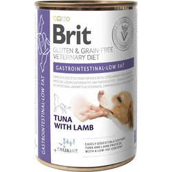 Brit Veterinary Diet Gluten & Grain Free Gastrointestinal-Low Fat with Tuna & Lamb 400gr