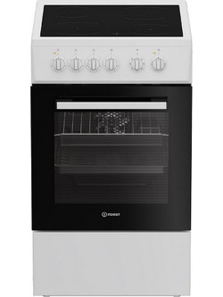 Indesit I5V8PMW Κουζίνα Ηλεκτρική 55lt με Κεραμικές Εστίες 50cm