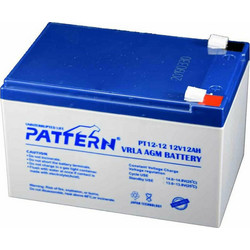 Pattern PT12-12 Μπαταρία VRLA-AGM 12V 12Ah