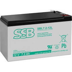 SSB SBL7.2-12L Μπαταρία VRLA-AGM 12V 7.2Ah