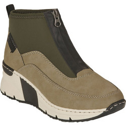 Rieker Γυναικεία Sneakers Μποτάκια Χακί 6352-52