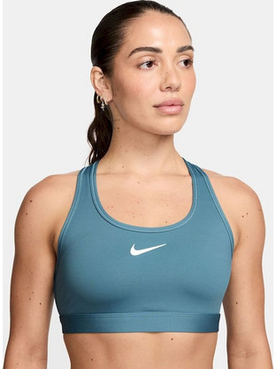 Nike Swoosh Αθλητικό Μπουστάκι με Μέτρια Στήριξη & Ελαφριά Ενίσχυση Βεραμάν DX6821-006