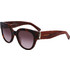 Longchamp LO733S 230 Γυναικεία Γυαλιά Ηλίου Στρογγυλά Κοκάλινα Ταρταρούγα με Καφέ Degradee Φακό