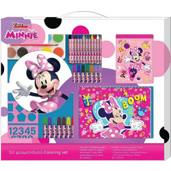 Minnie Σετ Ζωγραφικής με Βαλιτσάκι 54x47cm 32τμχ