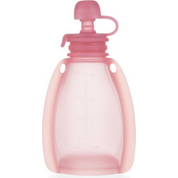 Zopa Δοχείο Σιλικόνης Πουρέ Pink 120ml