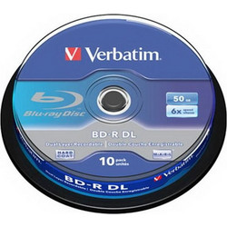 Verbatim 43746 Εγγράψιμα BD-R 6x Dual Layer 50GB Cake Box 10τμχ