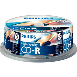 Philips CR8D8NB25/00 Εγγράψιμα CD-R 40x 800MB Cake Box 25τμχ