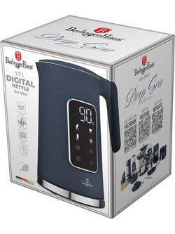 Berlinger Haus Deep Sea Collection BH-9767 Ανοξείδωτος Βραστήρας 1.7lt 2200W με Ρύθμιση Θερμοκρασίας
