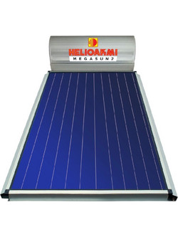Helioakmi Megasun Ηλιακός Θερμοσίφωνας 120lt 1.5m² Glass Τριπλής Ενέργειας