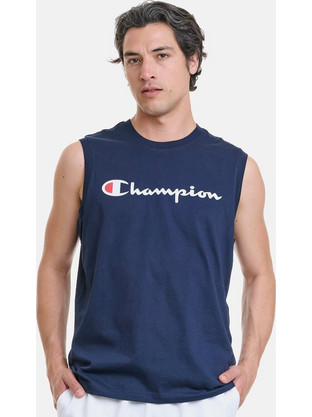 Champion Ανδρικό Αθλητικό T-Shirt Navy Μπλε 220778-BS501