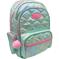 Must Fashion Σχολική Τσάντα Πλάτης Πράσινο Mint 586940