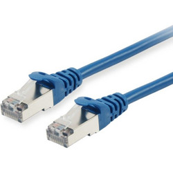 Equip S/FTP Cat.6a Καλώδιο Δικτύου Ethernet 25m Blue 606213