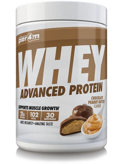 Per4m Whey Advanced Chocolate Peanut Butter Πρωτεΐνη Ορού Γάλακτος 900gr