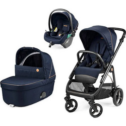 Peg Perego Veloce Brio Modular Lounge Καρότσι Μωρού 3 σε 1 Blue Shine