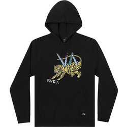 RVCA Matt Leines Ανδρικό Φούτερ με Κουκούλα & Τσέπες Μαύρο Z1HORORVF-119