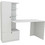 Hanah Home Domingos Γραφείο Ξύλινο με Βιβλιοθήκη 149.5x61.8x120cm 756FRN3816