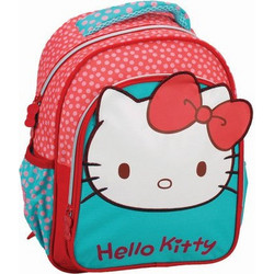 Gim Hello Kitty Sweetheart Σχολική Τσάντα Πλάτης Νηπιαγωγείου Κόκκινη Τιρκουάζ 335-74054