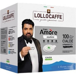 Lollo Caffe Κάψουλες Espresso Amore Assoluto Συμβατές με Μηχανή E.S.E Pod 100τμχ