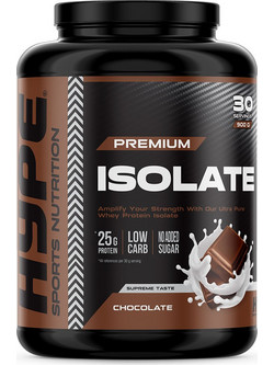 Hype Premium Isolate Chocolate Πρωτεΐνη Ορού Γάλακτος Γράμμωσης 900gr