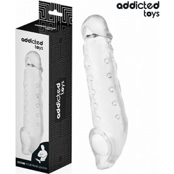 Addicted Toys Penis Sheath Κάλυμμα Επιμήκυνσης Πέους 27cm Clear D-242853