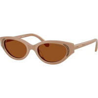 Swarovski SK6030 106173 Γυναικεία Γυαλιά Ηλίου Cat Eye Κοκάλινα Μπεζ με Καφέ Φακό