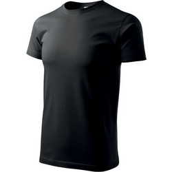 Malfini Basic Ανδρικό Αθλητικό T-Shirt Μαύρο MLI-82901