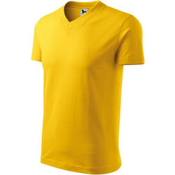 Malfini Ανδρικό Αθλητικό T-Shirt Κίτρινο MLI-10204