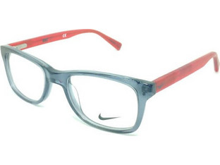 Nike 5538 070 Ανδρικός Σκελετός Γυαλιών Οράσεως Κοκάλινος Κόκκινος Μπλε